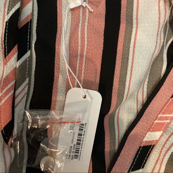 Striped romper/pants jumpsuit - Picture 3 of 7